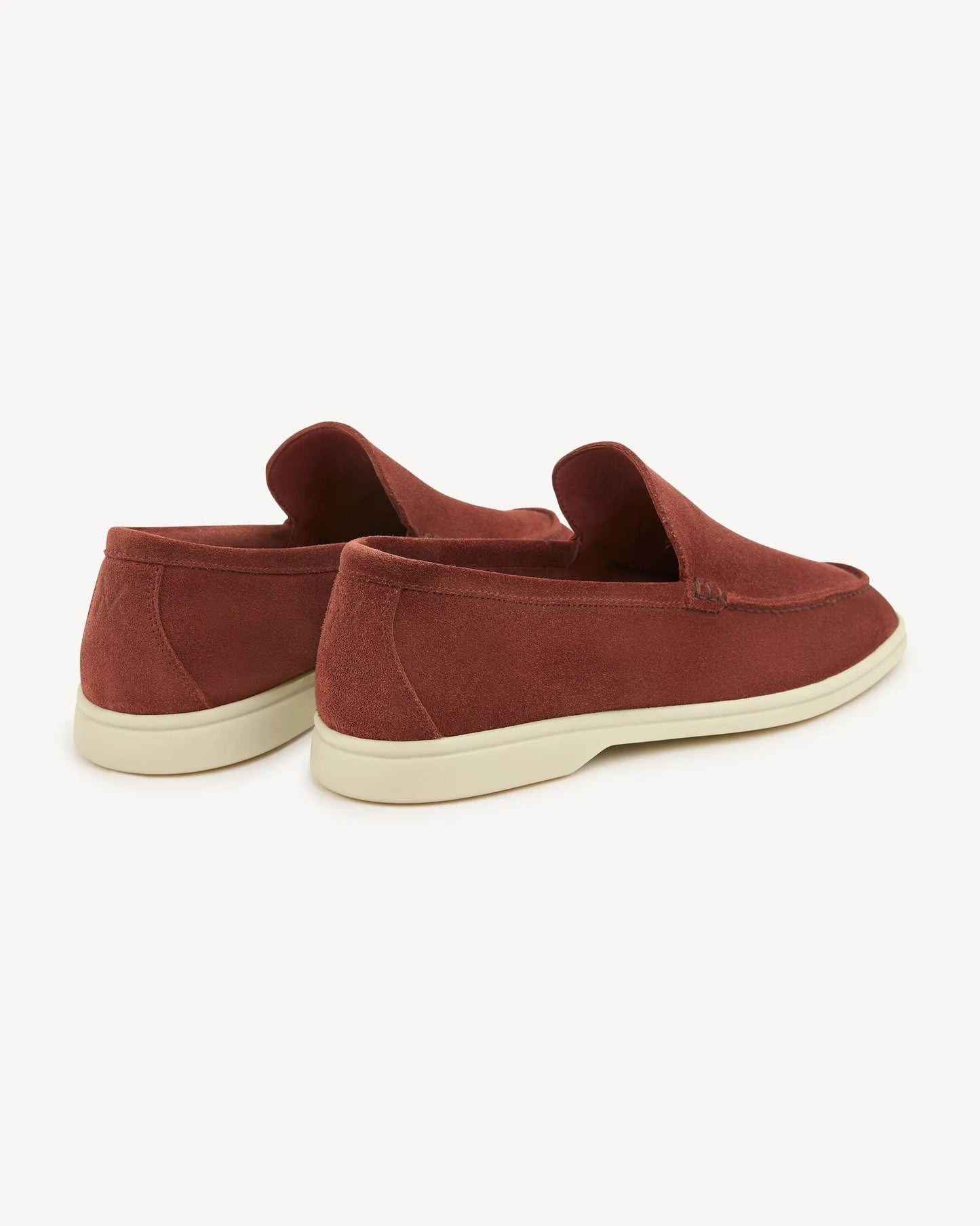 Brabion Unlined Capri Suede Loafer – Cinnamon Rose - BRABION