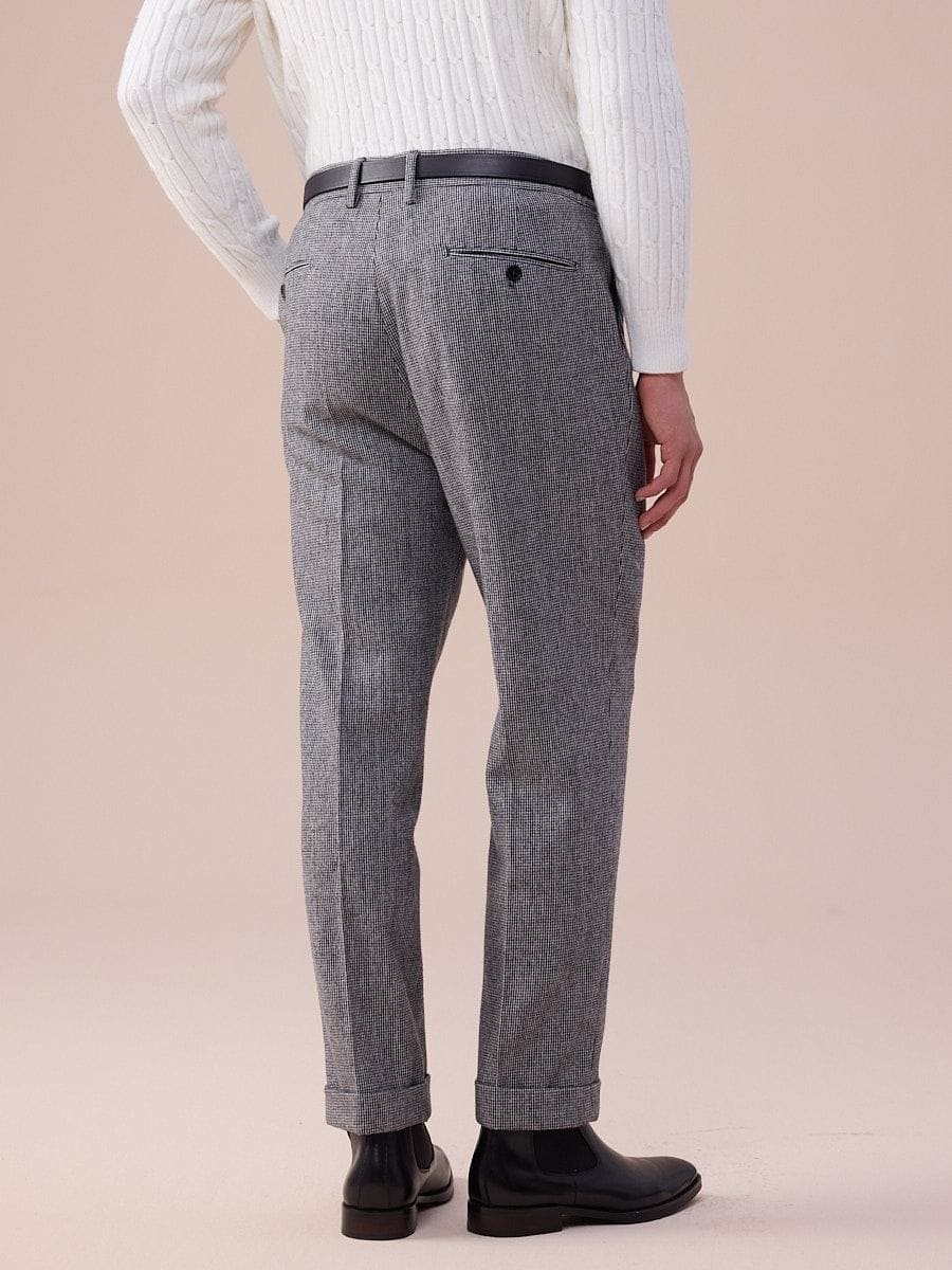 Piemonte High Waisted Wool Pants