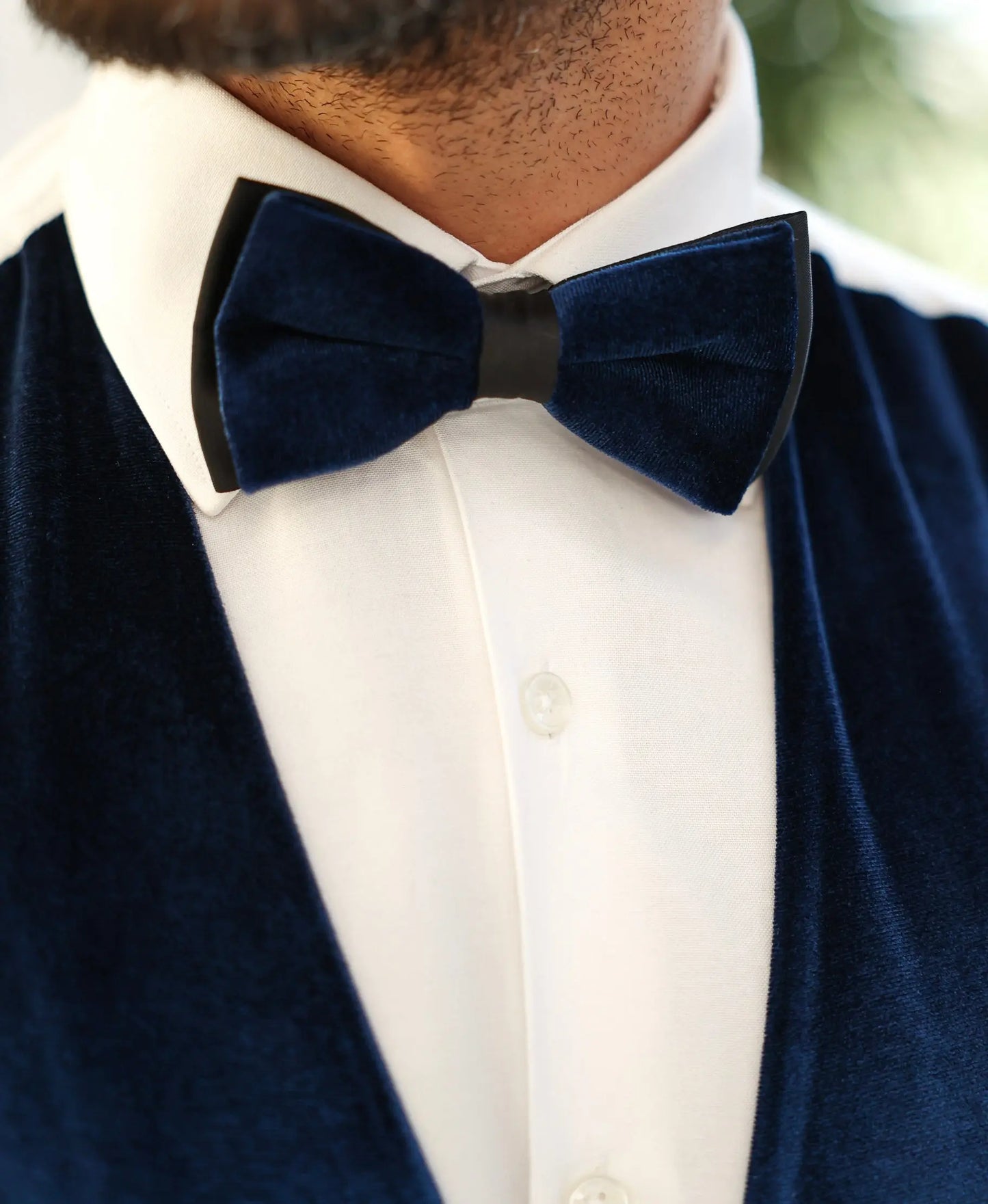 White Slim-Fit Tuxedo 3-Piece - BRABION