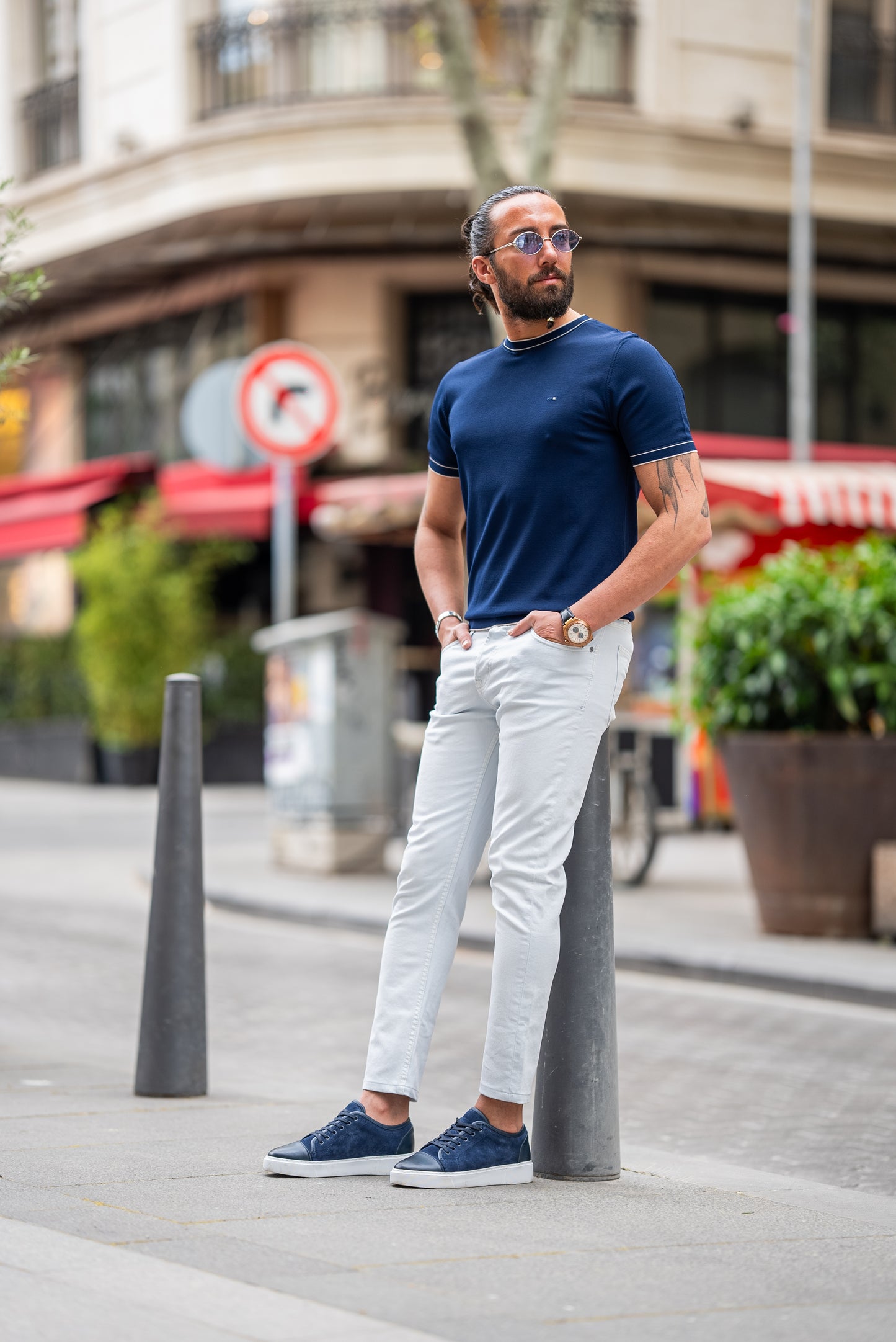 Brabion Maison Ice Blue Slim Fit Jeans: Effortless Elegance for Every Occasion