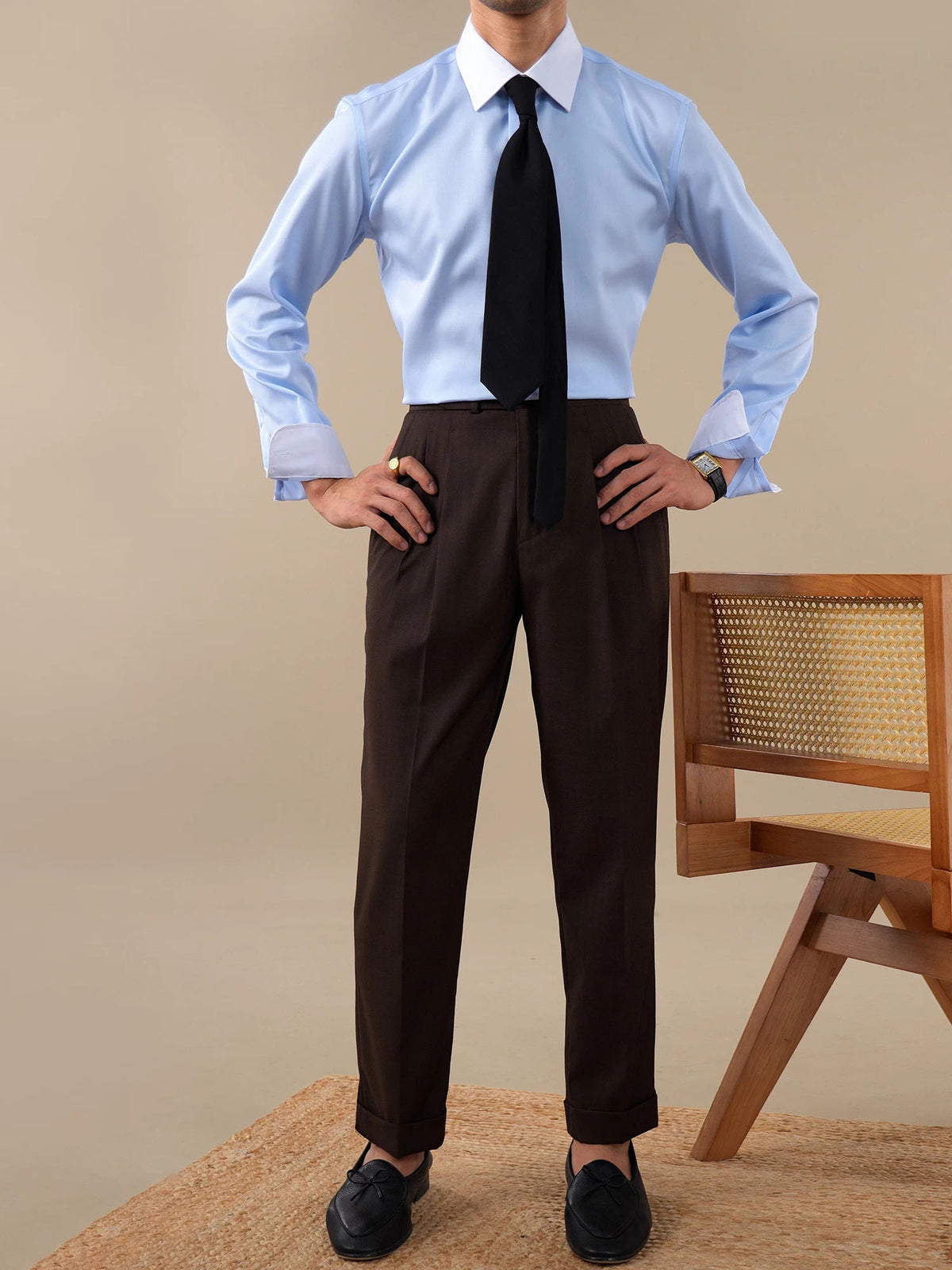 Milano Long Point Collar Breathable Shirt