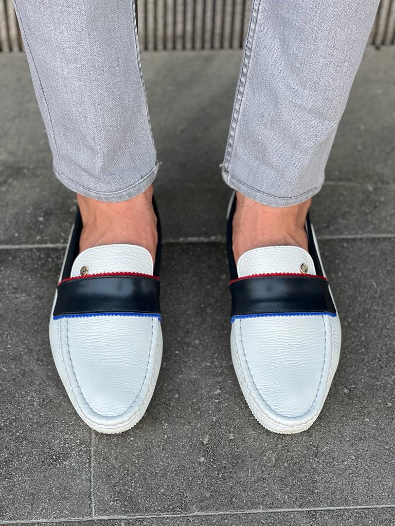 Lawson White Penny Loafers - Classic Elegance Meets Comfort