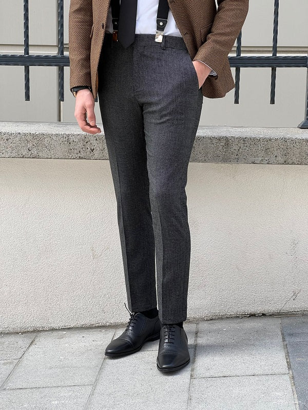 Rockford Dark Gray Slim Fit Cotton Pants: Ultimate Versatility for Any Occasion
