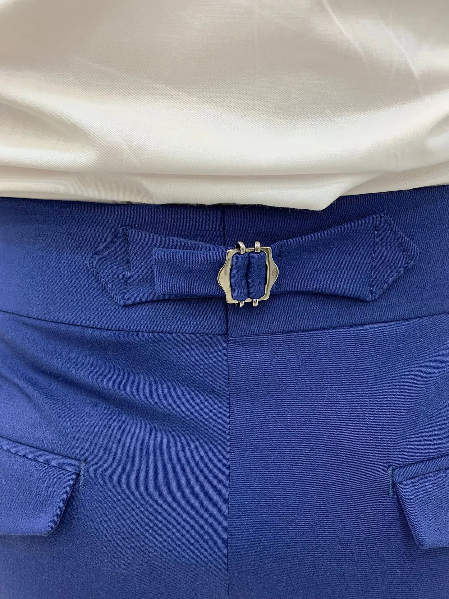 Sax Buckled Canvas Trousers for All Occasions - BRABION