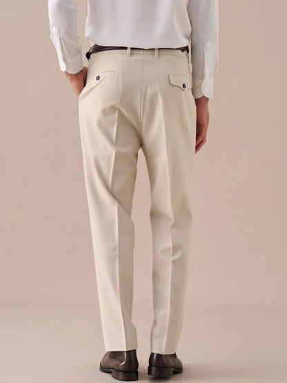 Livorno Double Pleated Belt Loop Pants