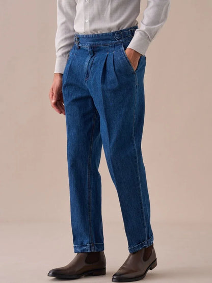 Isernia High Waisted Denim Pants