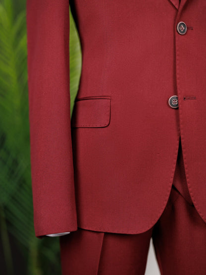 Bordeaux Slim-Fit Suit 3-Piece VIOSSI