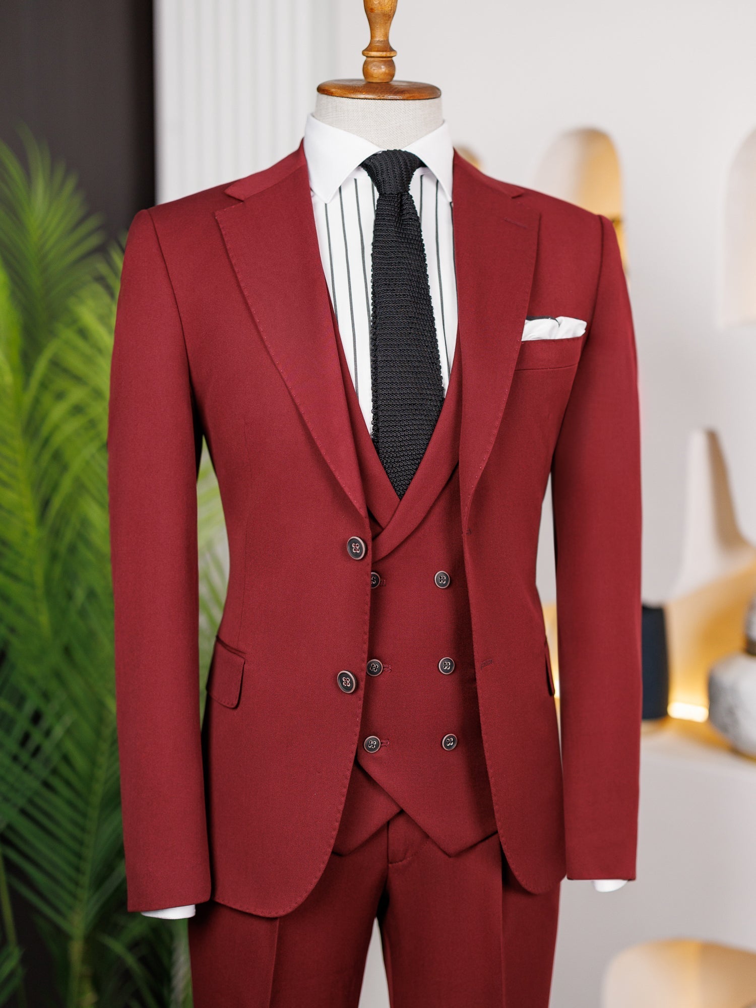 Bordeaux Slim-Fit Suit 3-Piece VIOSSI