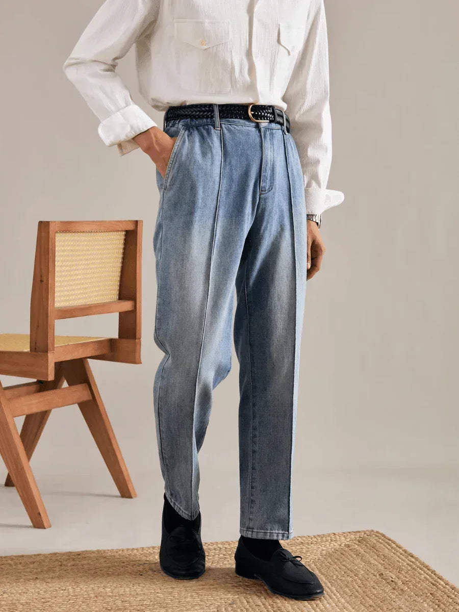 Catania Relaxed Denim Pants - BRABION