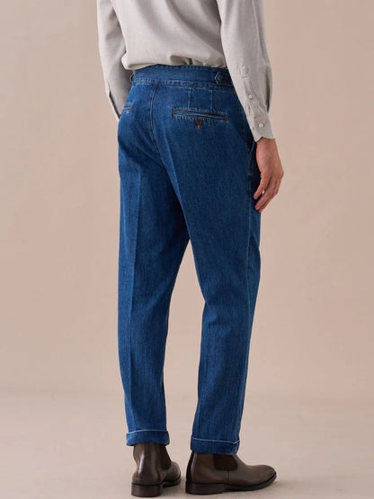 Isernia High Waisted Denim Pants
