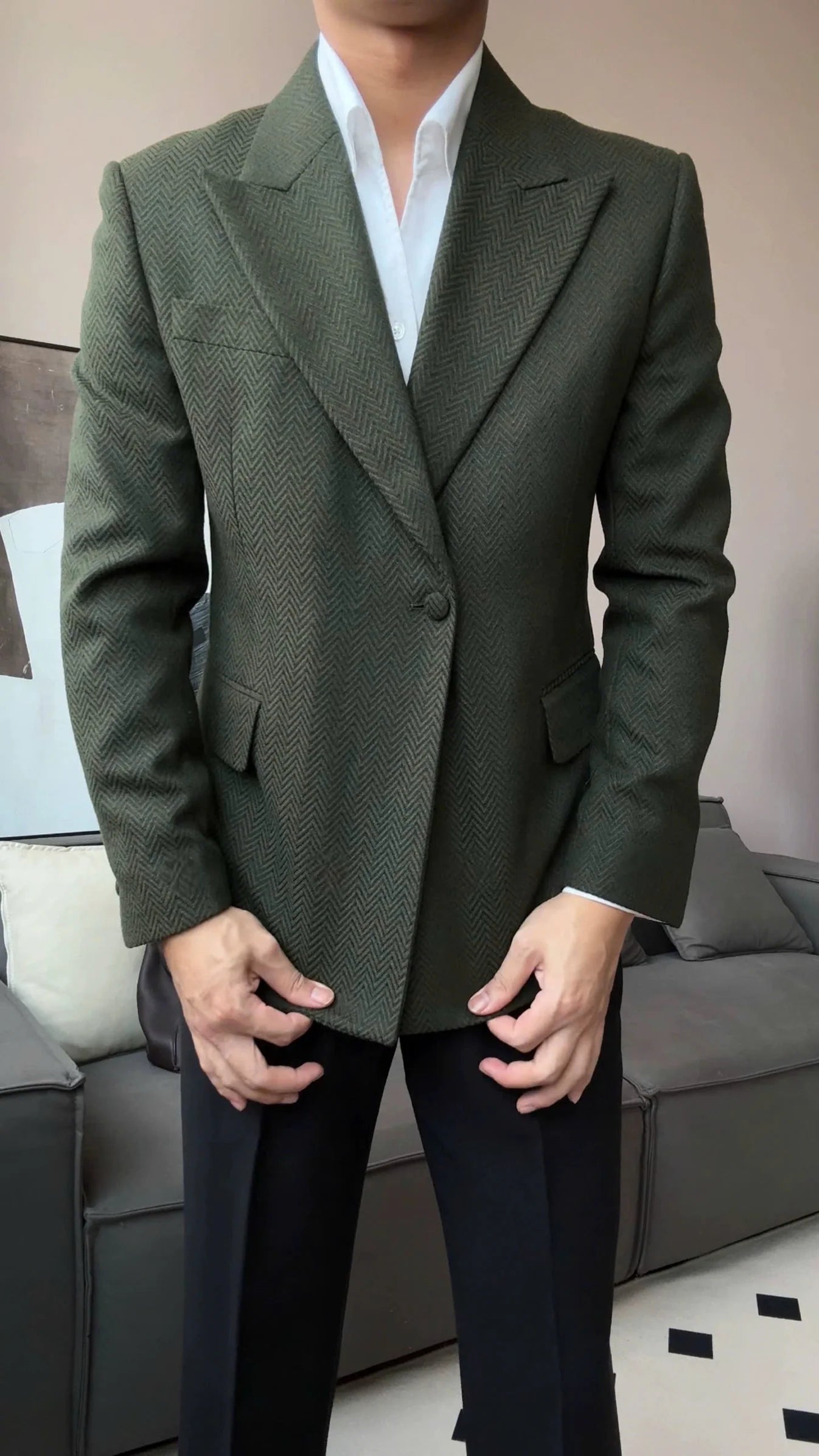 Men’s Cotswolds Herringbone Blazer