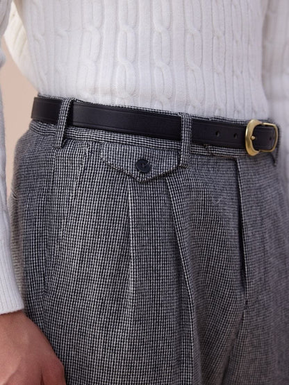 Piemonte High Waisted Wool Pants