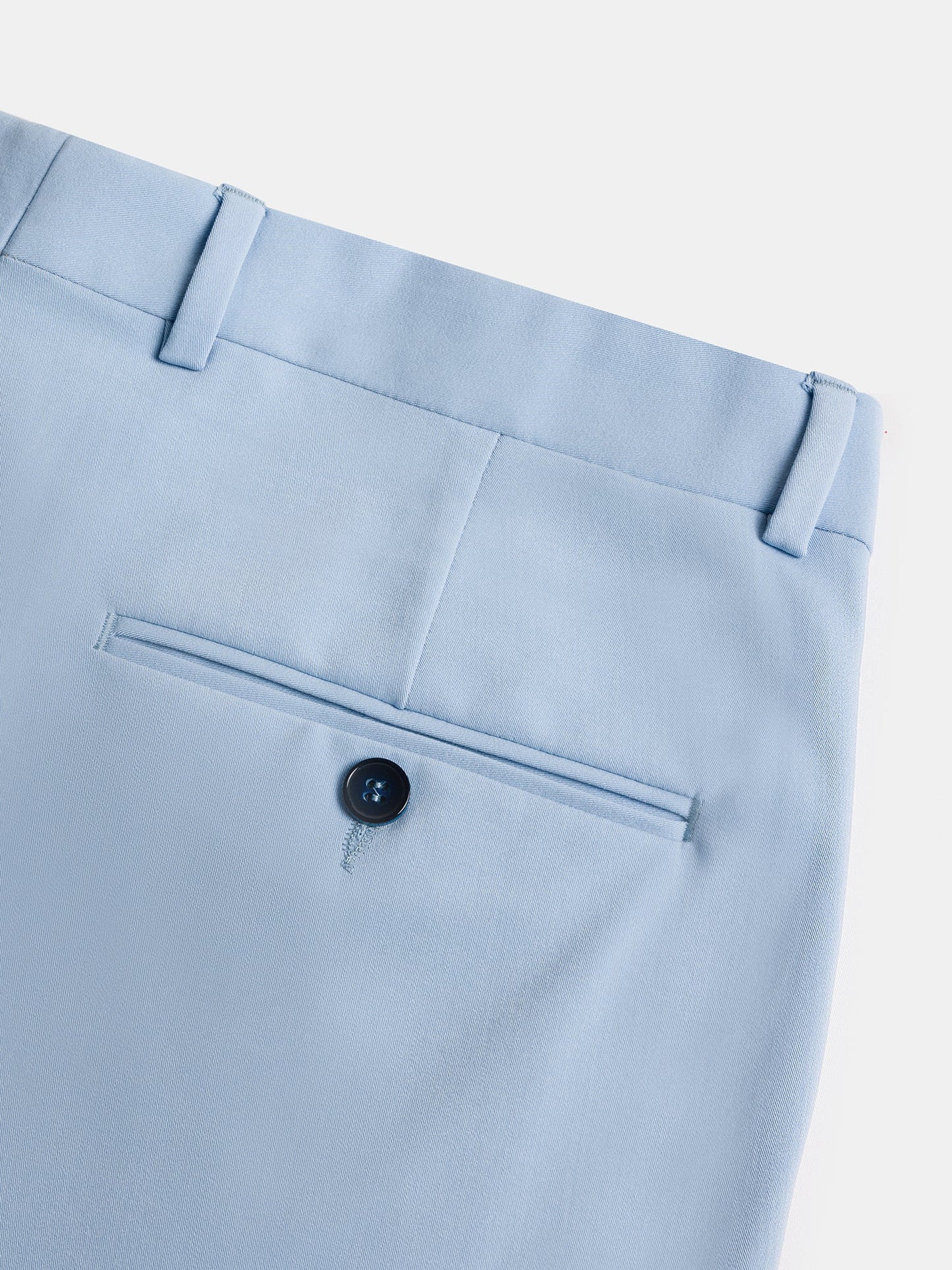 Donazi Sky-Blue High Waist Slim-Fit Pants VIOSSI
