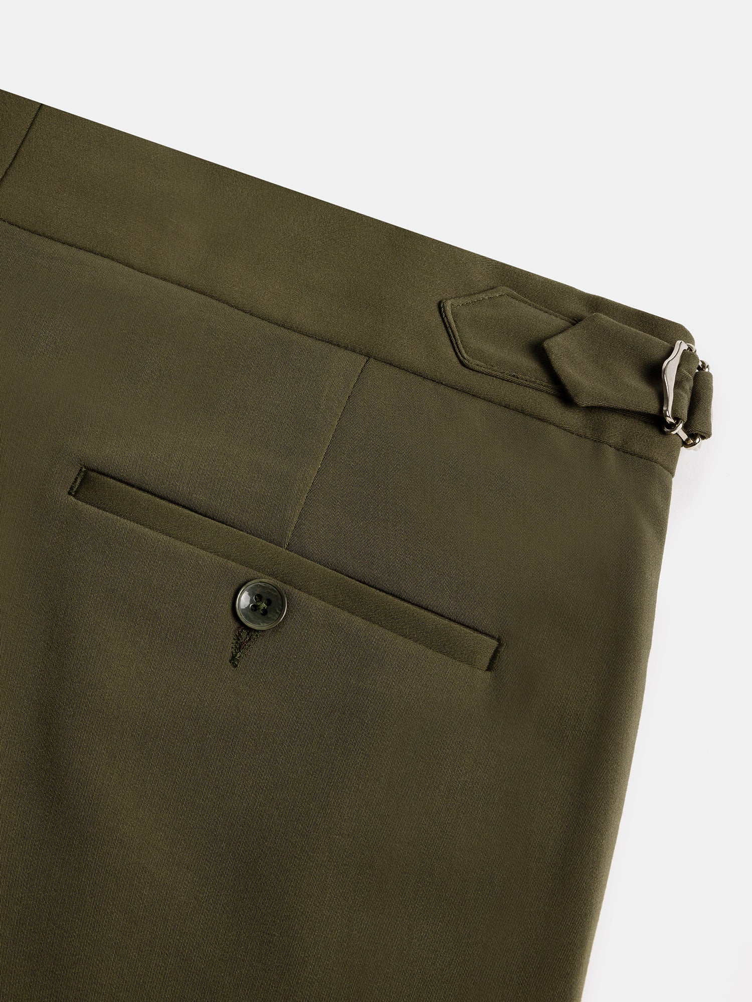 London Khaki High Waist Slim-Fit Pants VIOSSI