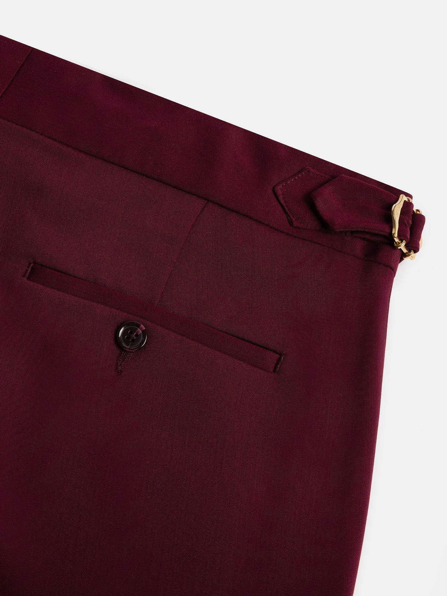 London Bordeaux High Waist Slim-Fit Pants VIOSSI