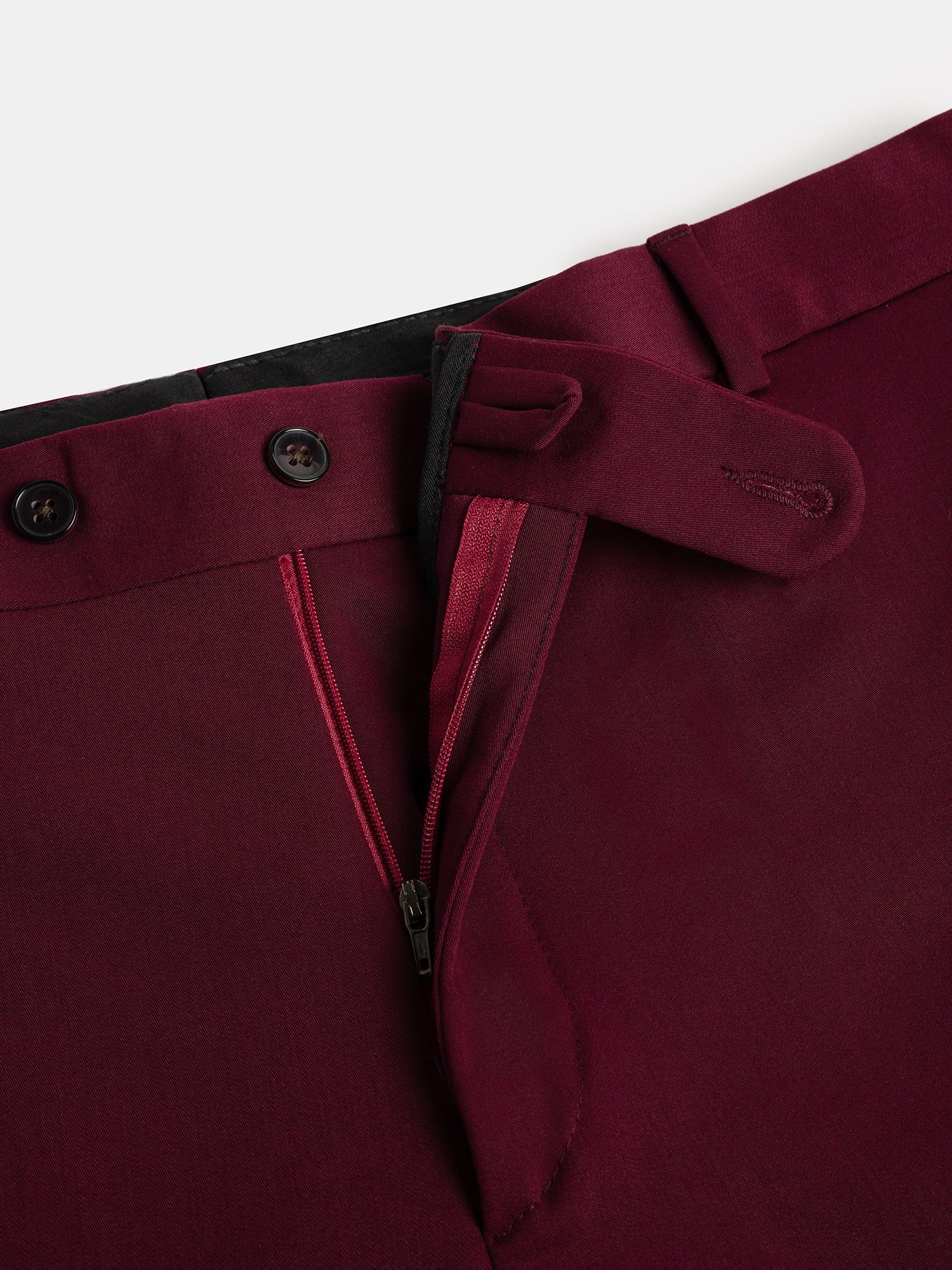 Donazi Bordeaux High Waist Slim-Fit Pants VIOSSI
