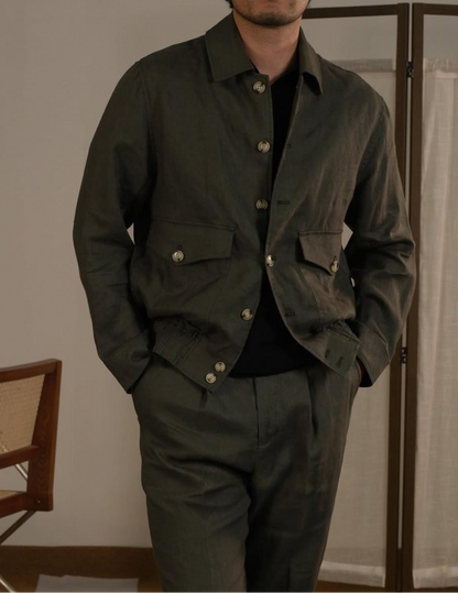 Men's Breathable Linen Italian Riviera Jacket