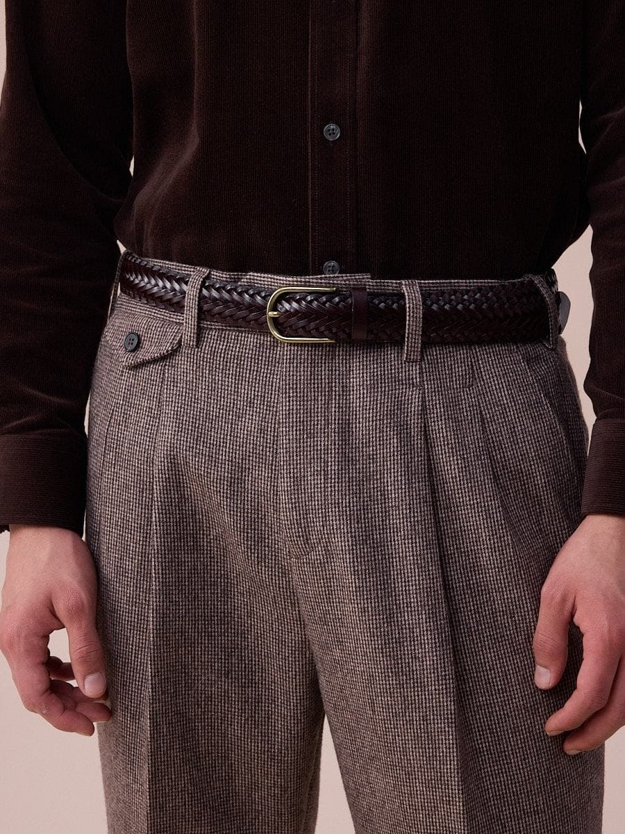 Piemonte High Waisted Wool Pants