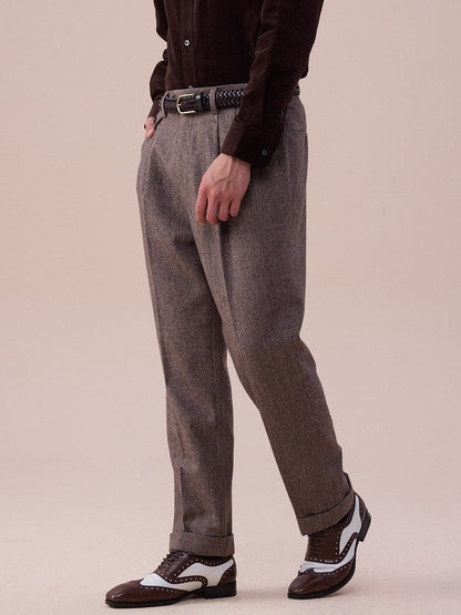 Piemonte High Waisted Wool Pants