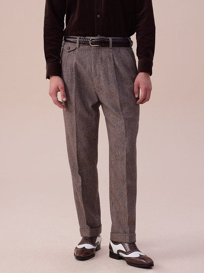 Piemonte High Waisted Wool Pants