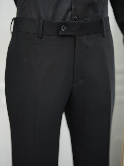 Brabion Aston Black Slim Fit 3 Piece Suit