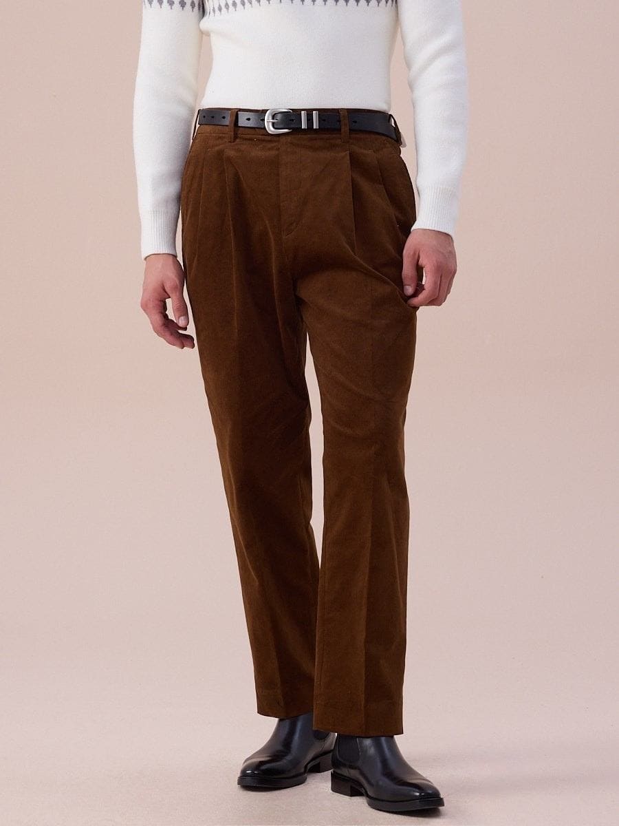 Luni High Waisted Corduroy Pants