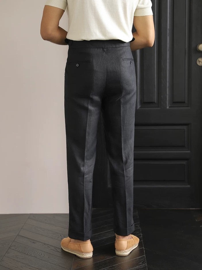 Sidetab Linen Trousers Season 2