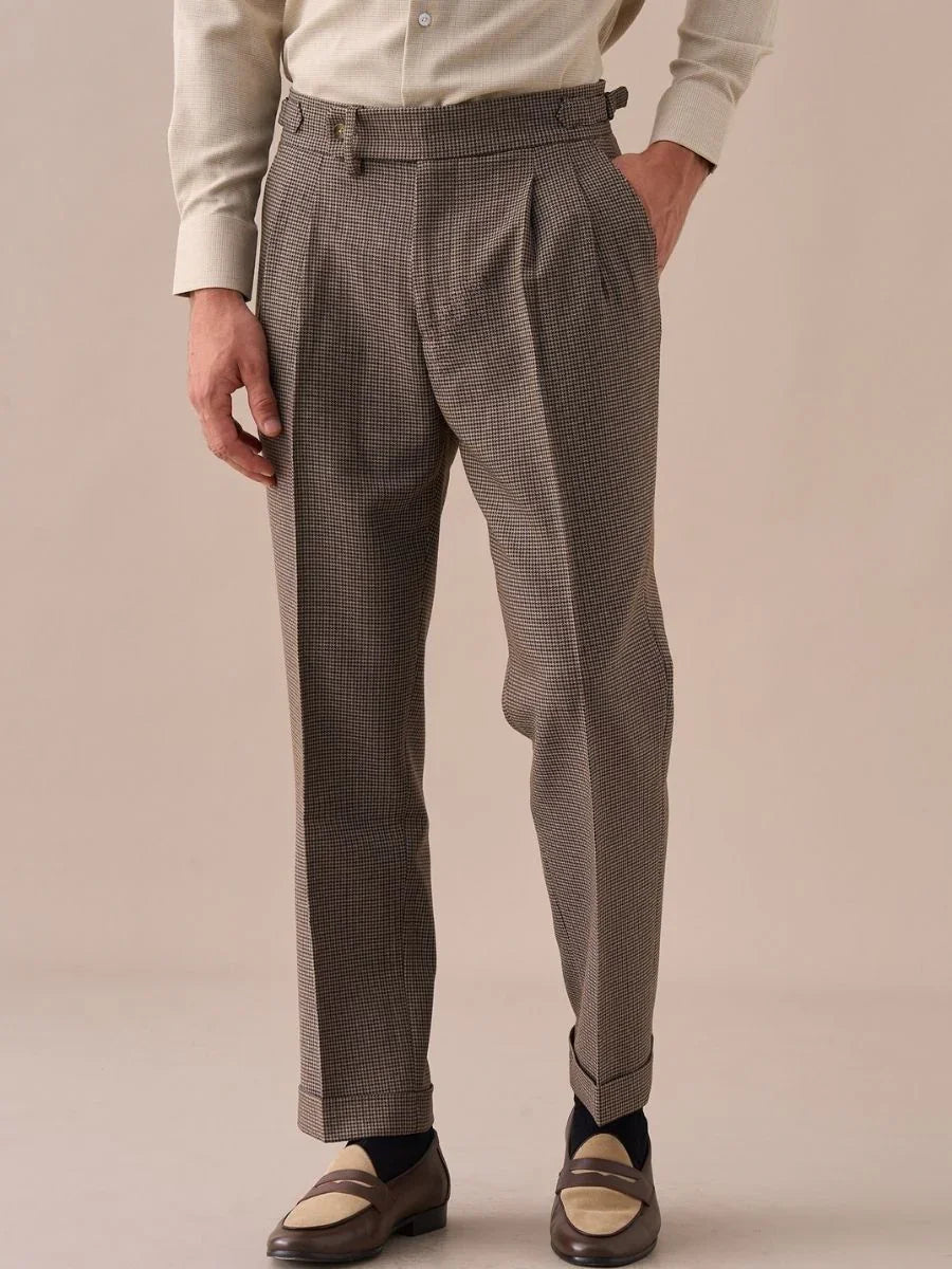 Men's Checkered Gurkha Pants