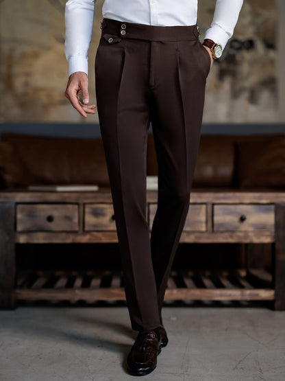 Brown Double Breasted Suit 2-Piece VIOSSI