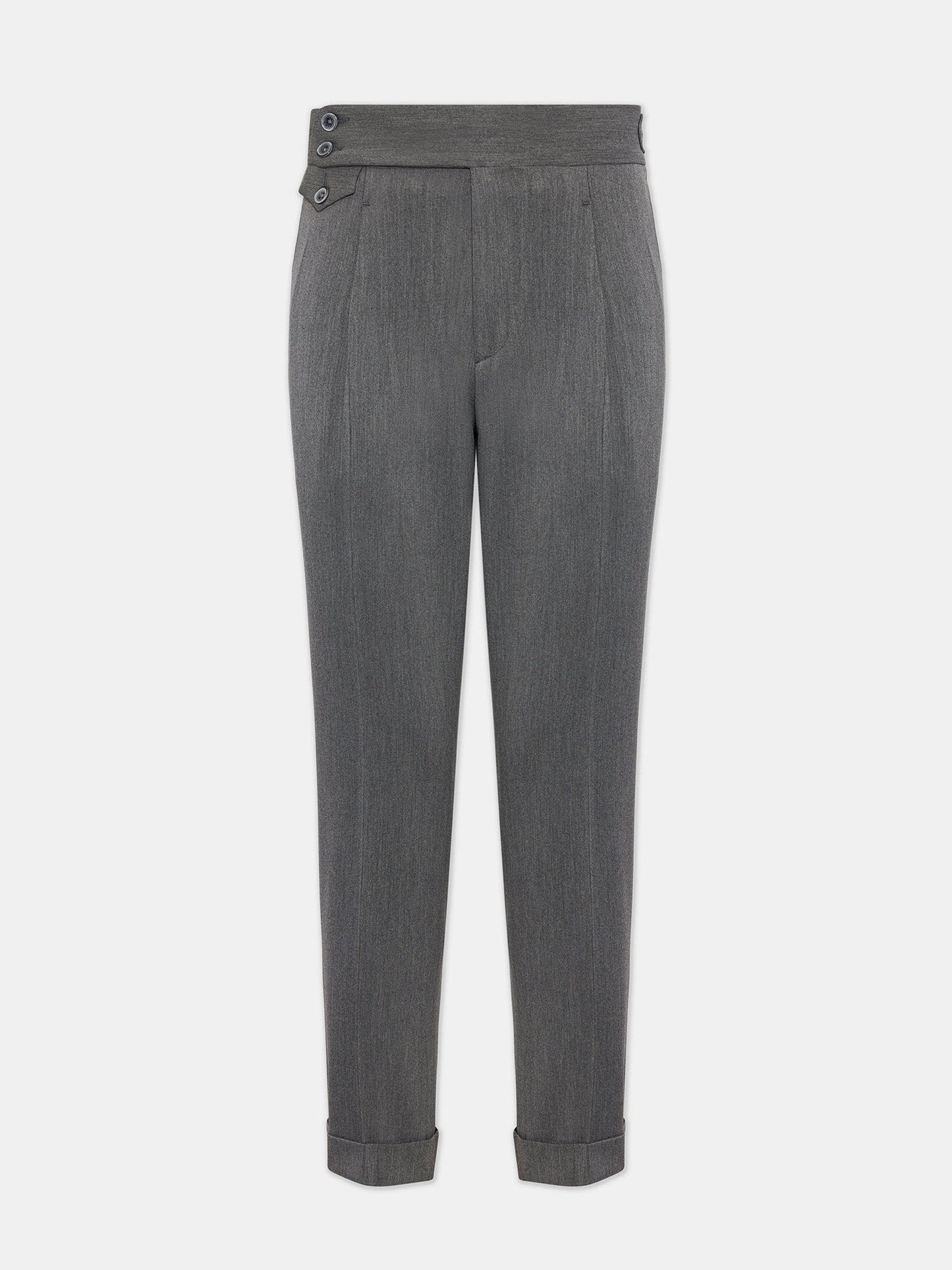 London Grey High Waist Slim-Fit Pants VIOSSI