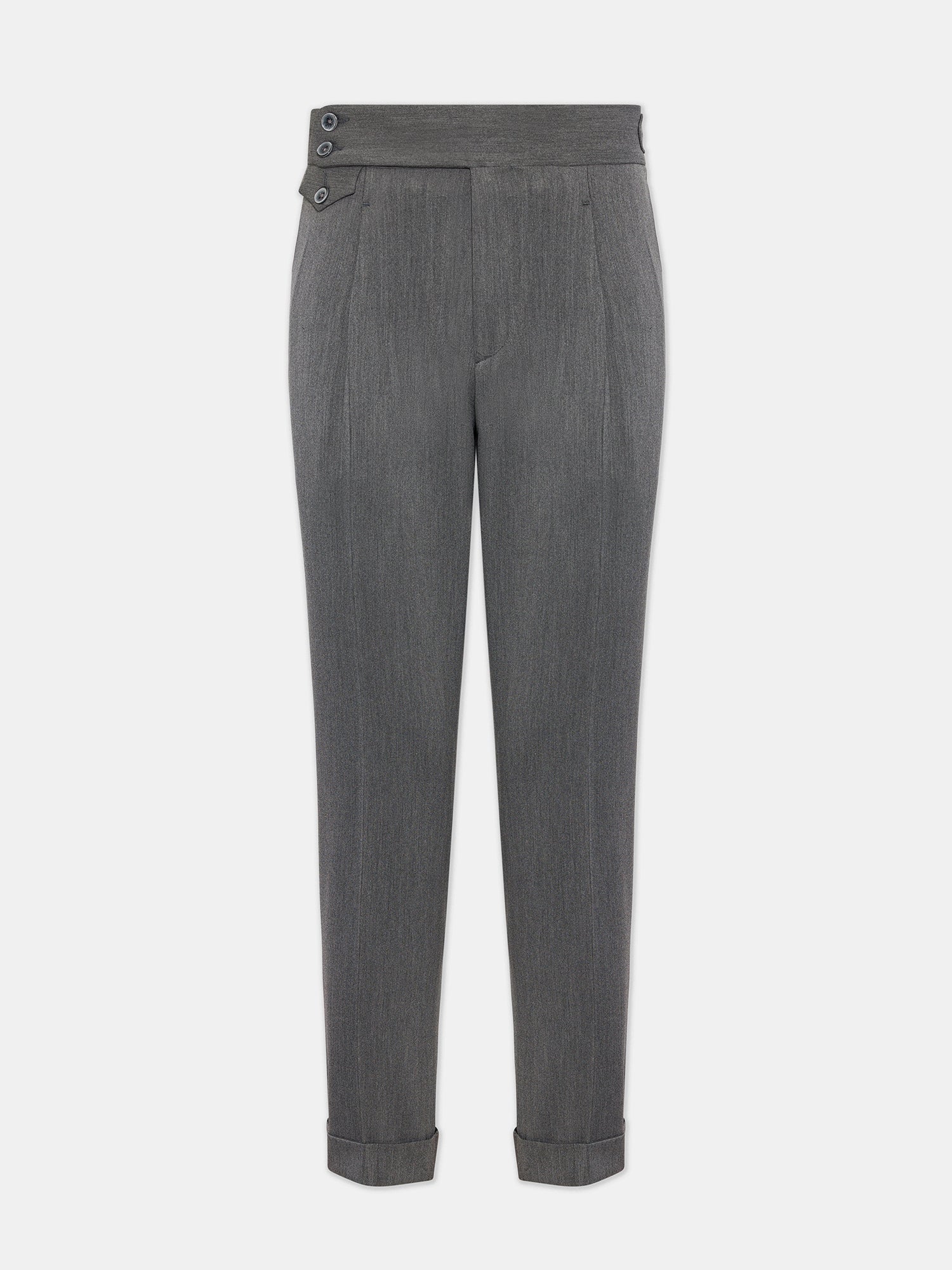 London Grey High Waist Slim-Fit Pants VIOSSI