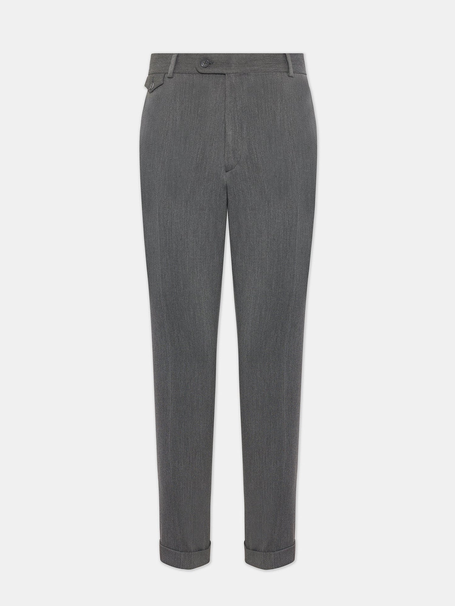 Donazi Grey High Waist Slim-Fit Pants VIOSSI