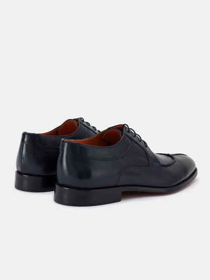 Navy Leather Split Toe Derby VIOSSI
