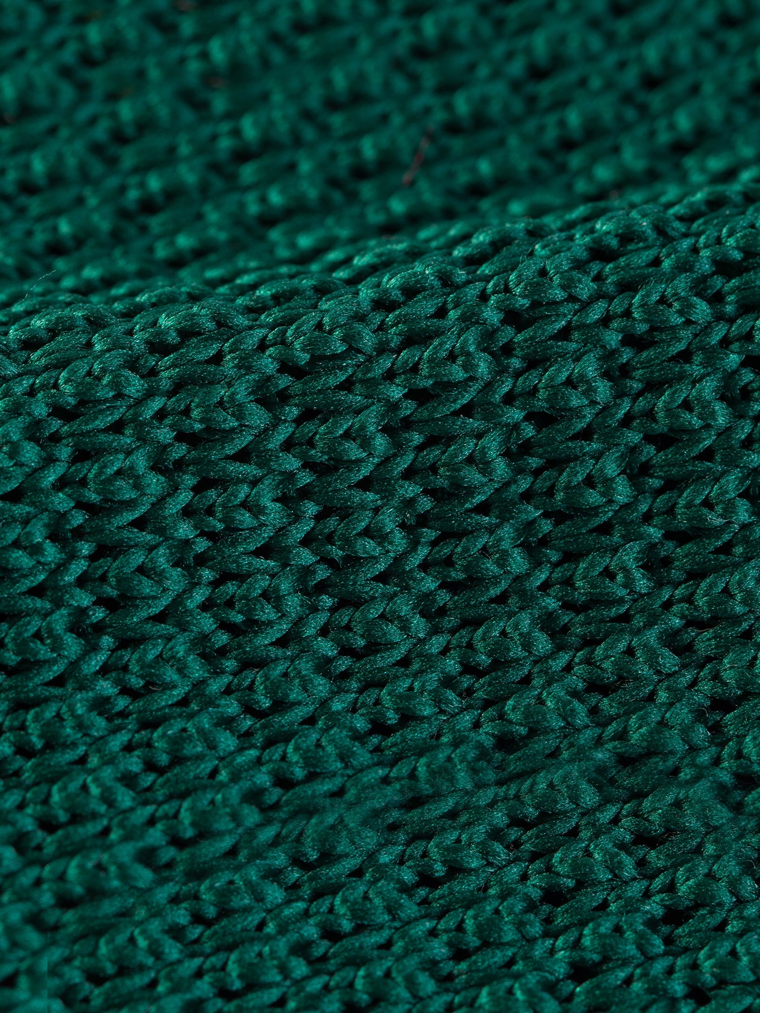 Green Knitted Tie 6cm - BRABION