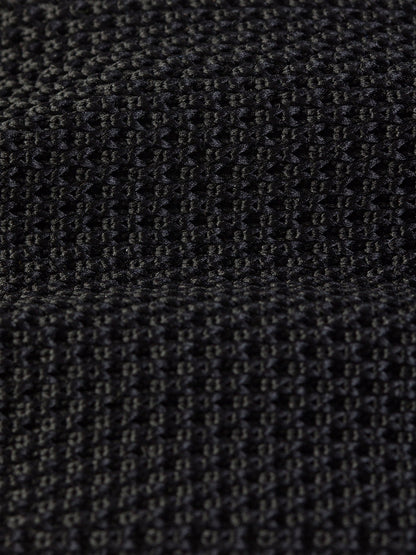 Black Knitted Tie 6cm - BRABION