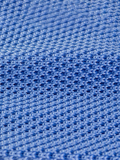 Sky-Blue Knitted Tie 6cm - BRABION