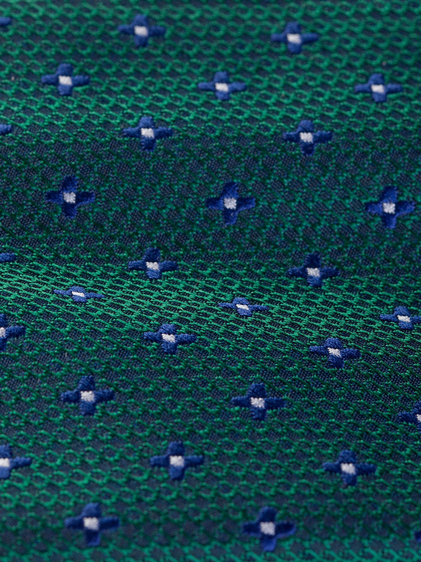 Green Printed Tie 9cm - BRABION