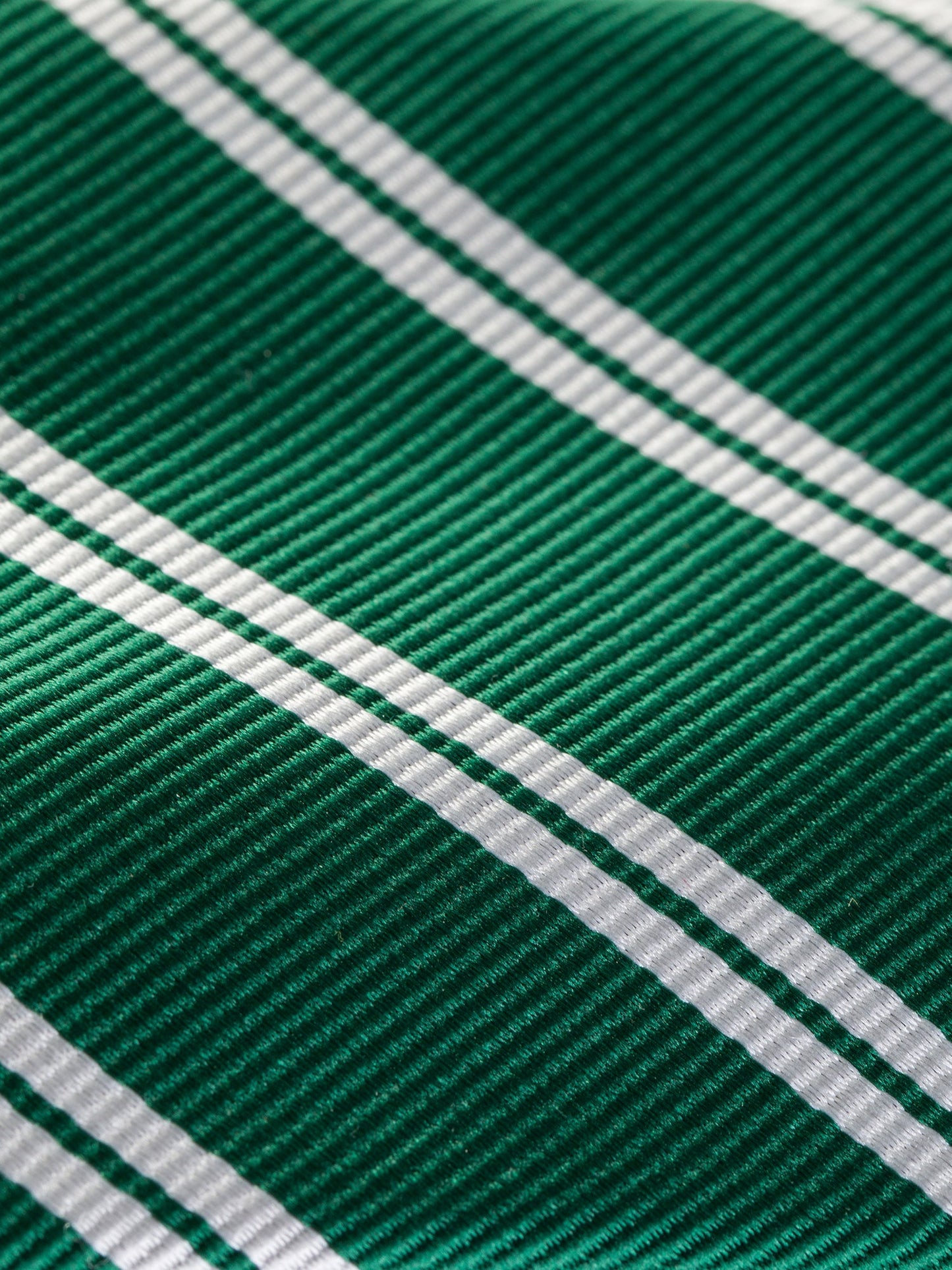 Green Striped Tie 9cm - BRABION