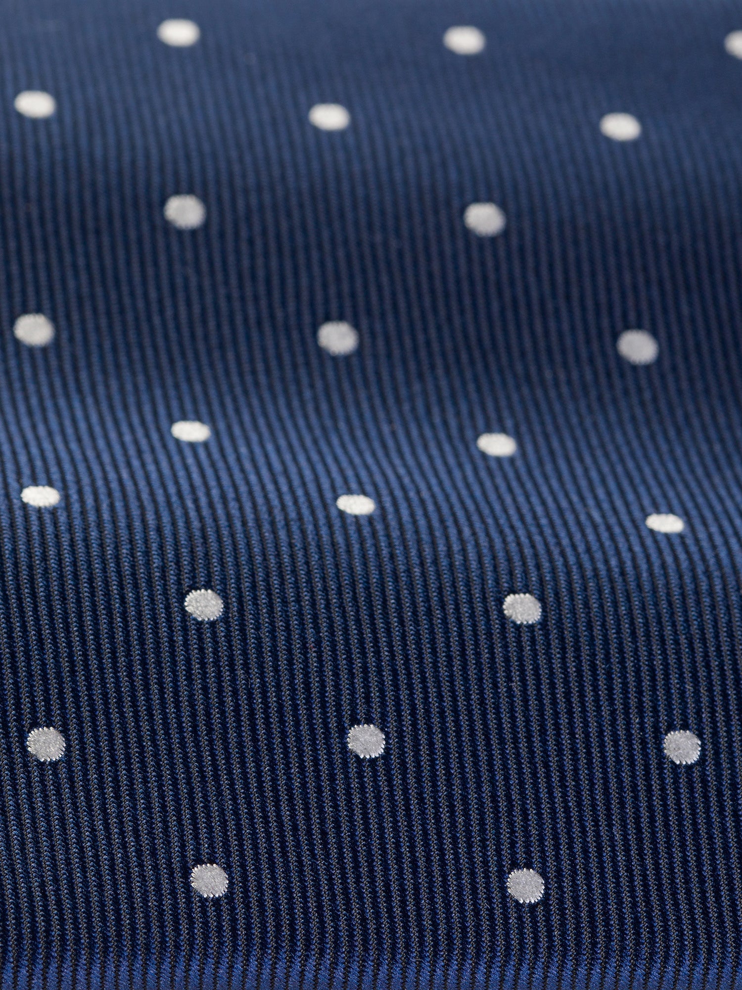 Navy Polka-Dot Tie 9cm - BRABION