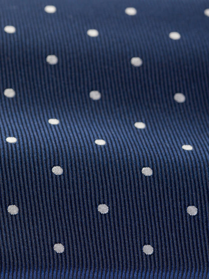 Navy Polka-Dot Tie 9cm - BRABION