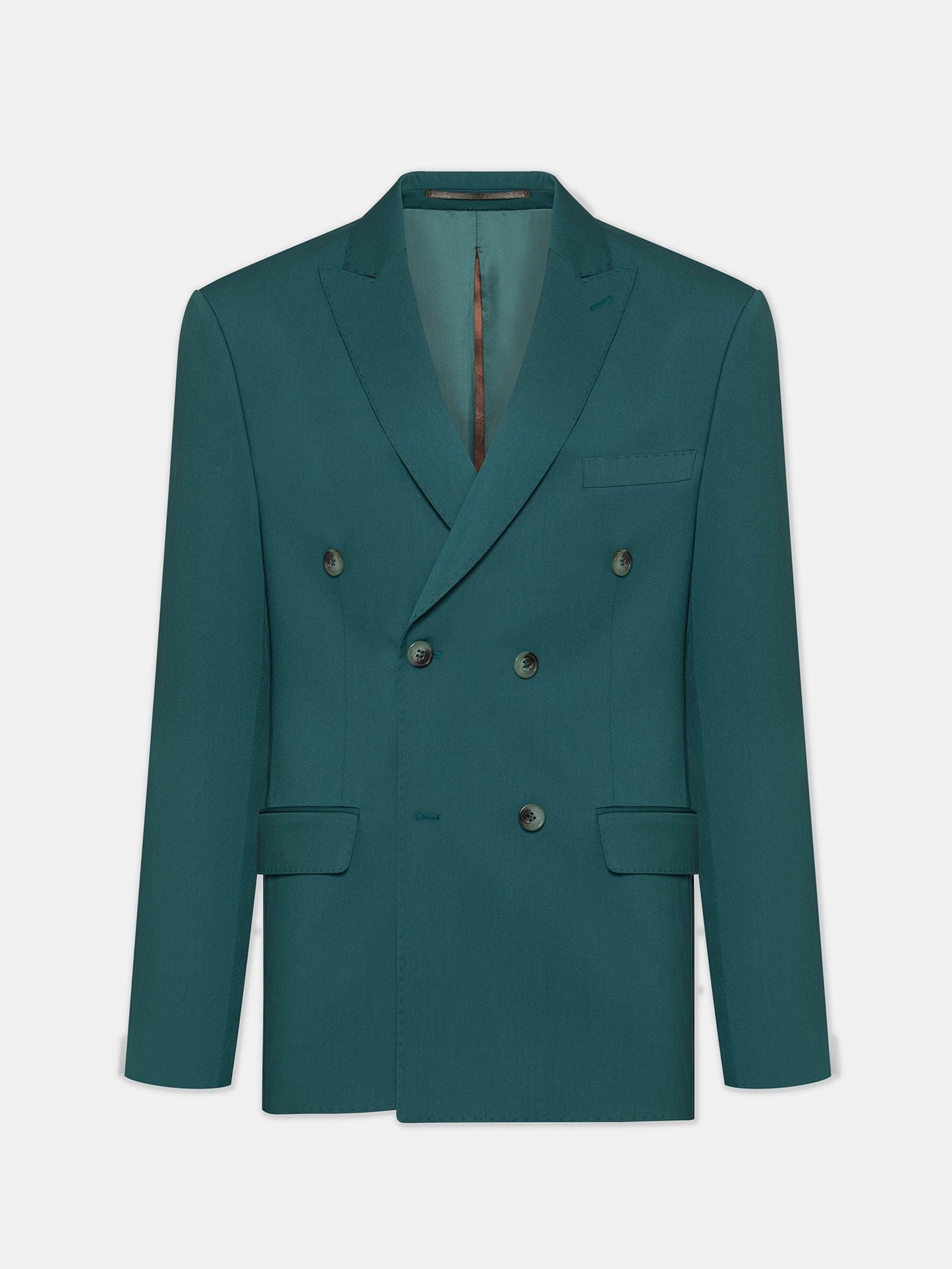 Green Double Breasted Suit 2-Piece VIOSSI
