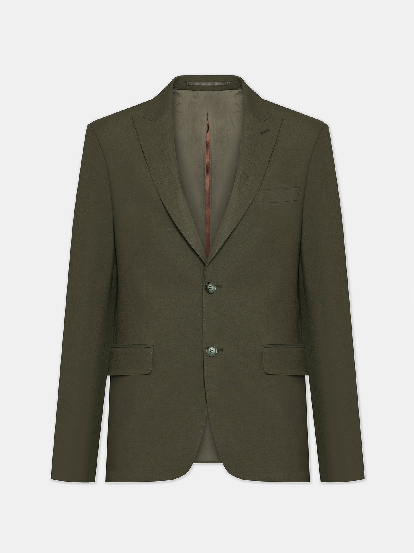 Khaki Modern-Fit Suit 3-Piece VIOSSI
