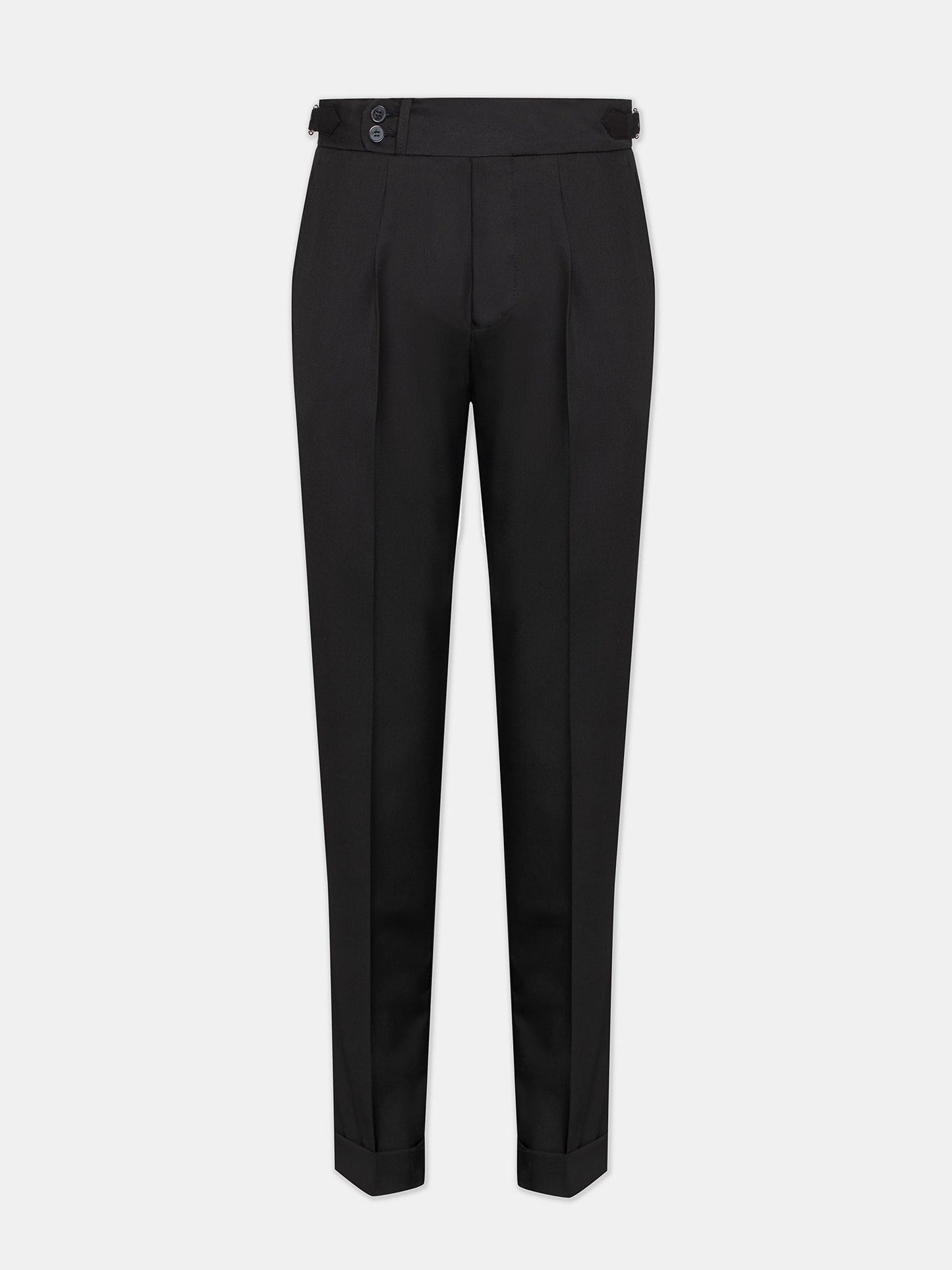 Black Double Breasted Suit 2-Piece VIOSSI