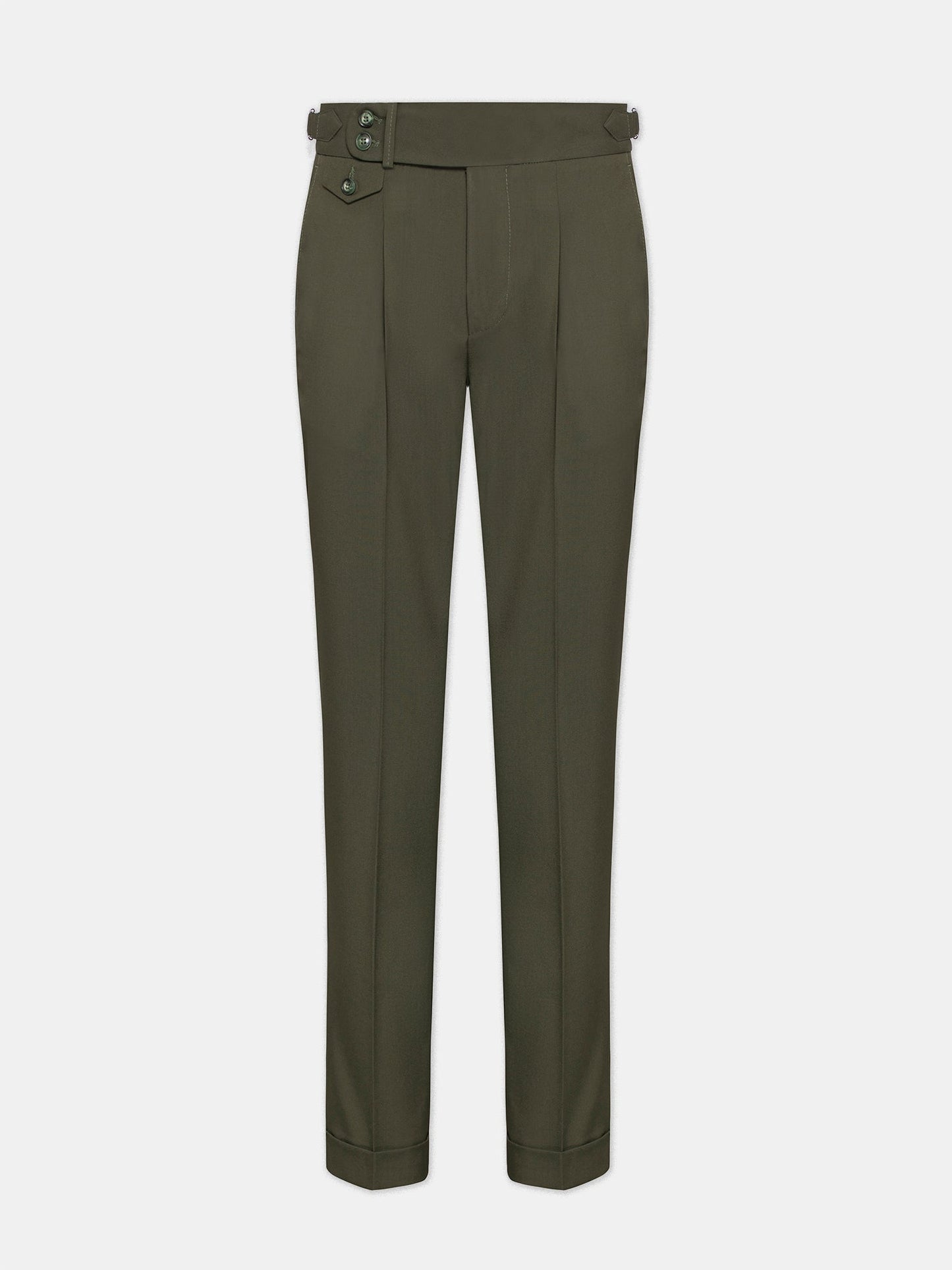 Khaki Modern-Fit Suit 3-Piece VIOSSI