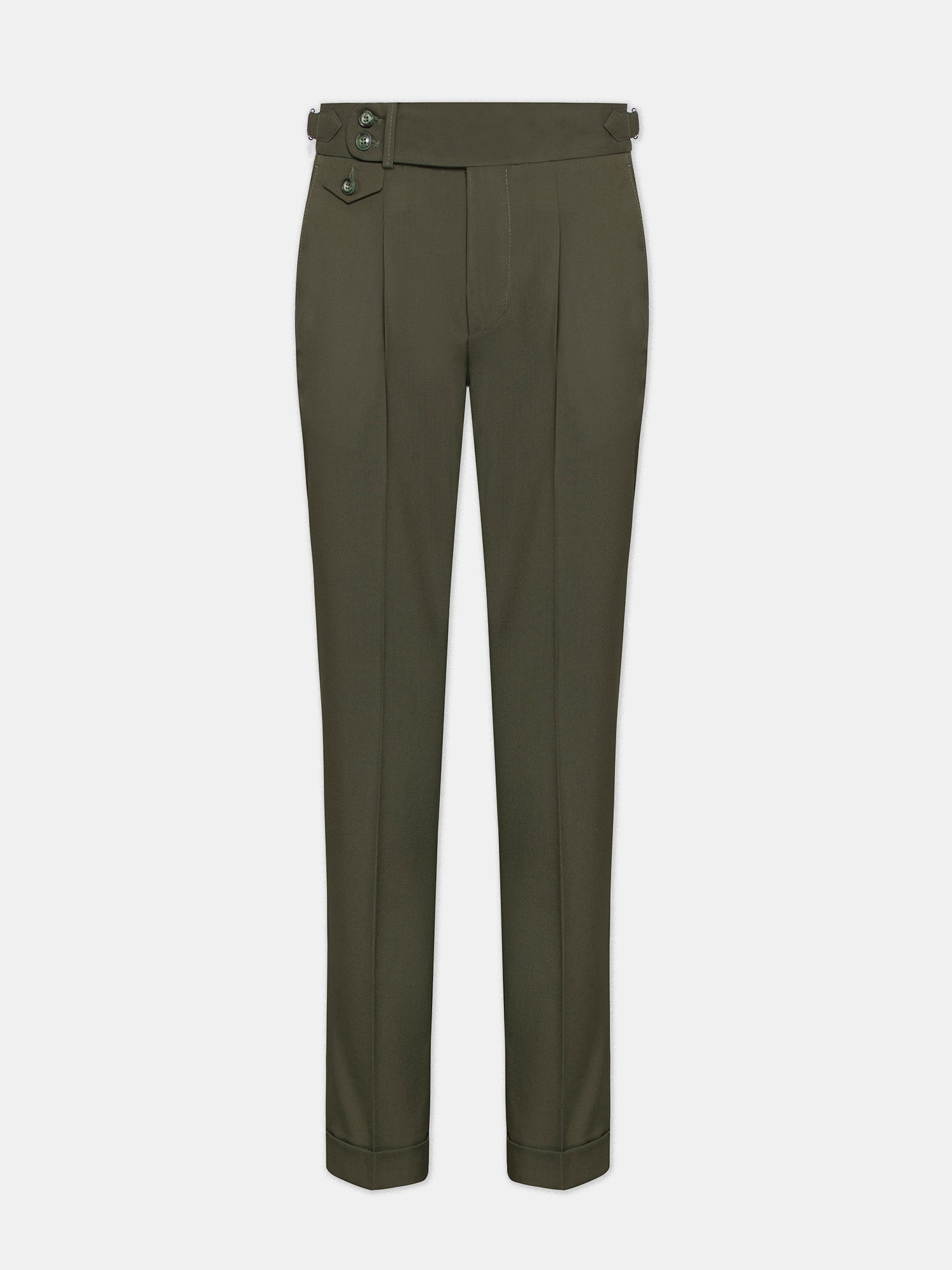 Khaki Modern-Fit Suit 3-Piece VIOSSI