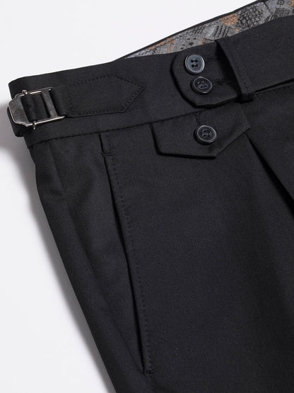 Black Double Breasted Suit 2-Piece VIOSSI