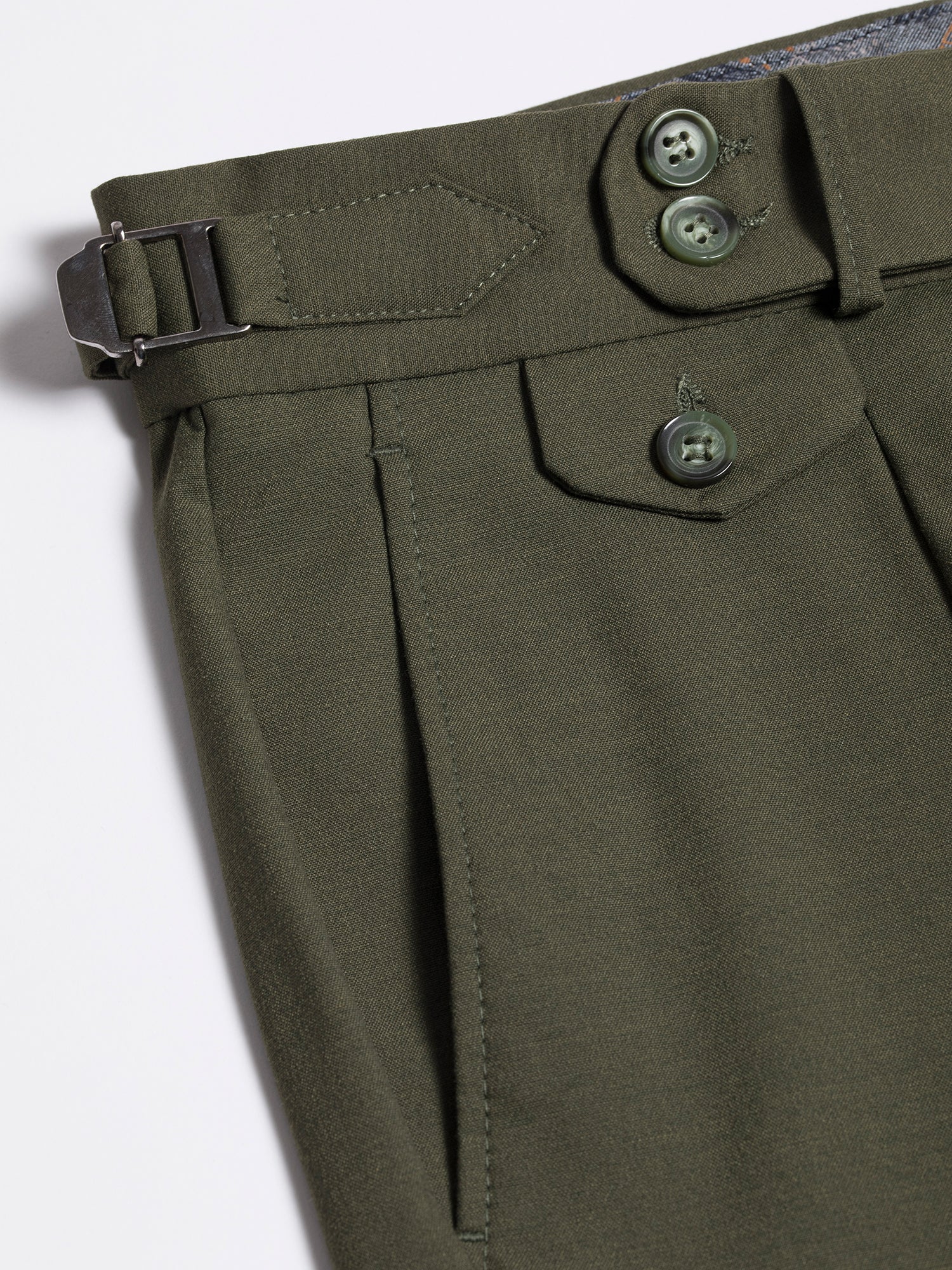 Khaki Modern-Fit Suit 3-Piece VIOSSI