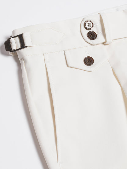 White Double Breasted Suit 2-Piece VIOSSI