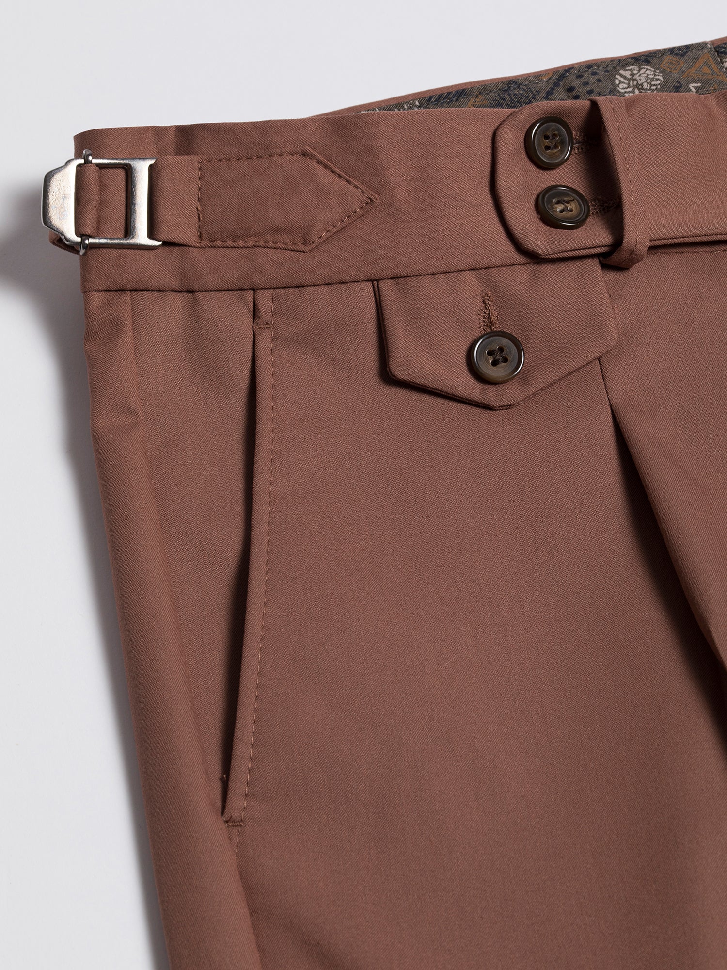 Brown Double Breasted Suit 2-Piece VIOSSI
