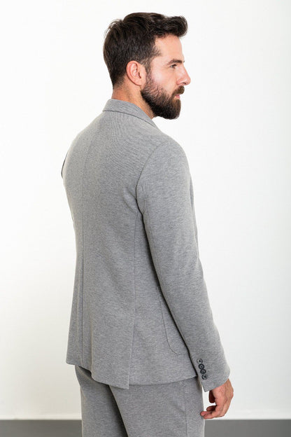 Brabion Rocco Gray Slim Fit Notch Lapel Suit